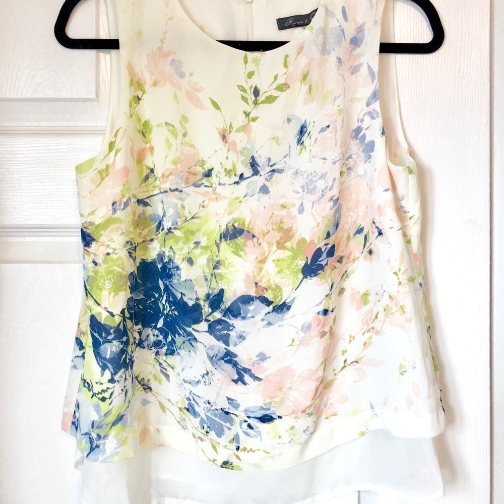 Rose and olive shirt